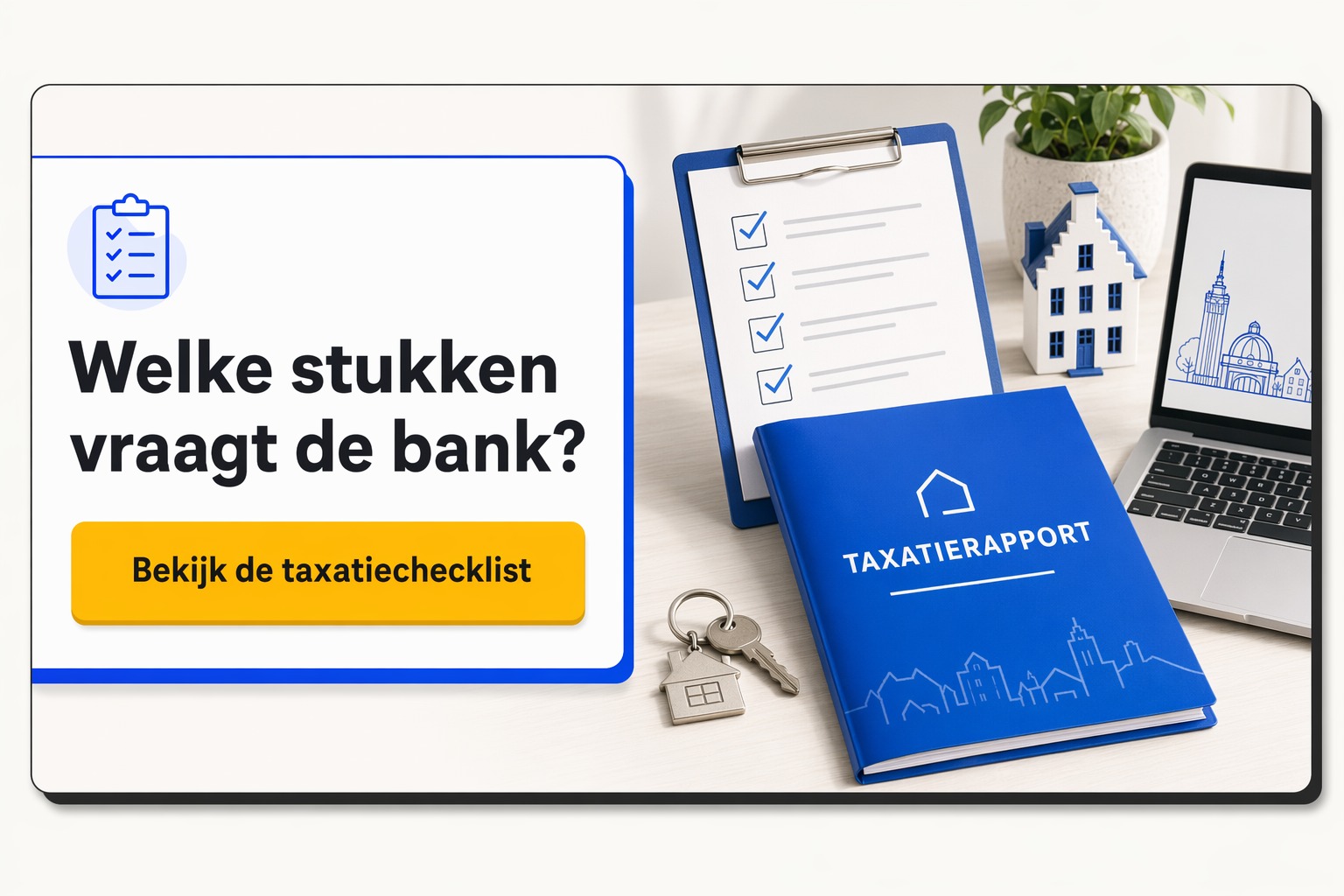Taxatie erfenis of nalatenschap 1 Taxatiedossier met woning en documenten voor een taxatie rond erfenis of nalatenschap
