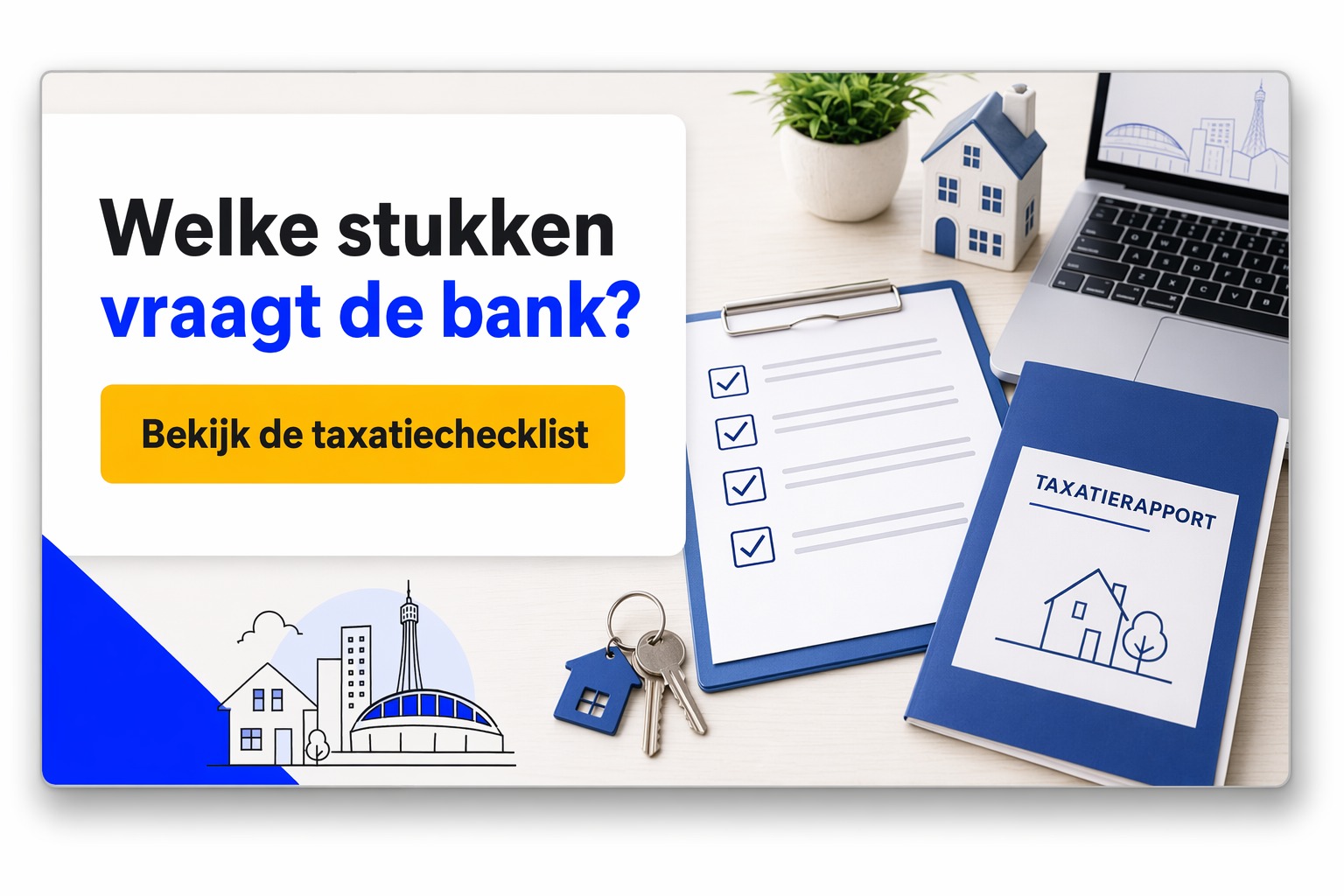 Taxatie bij scheiding 1 Taxatiedossier met woning en documenten voor een taxatie bij scheiding
