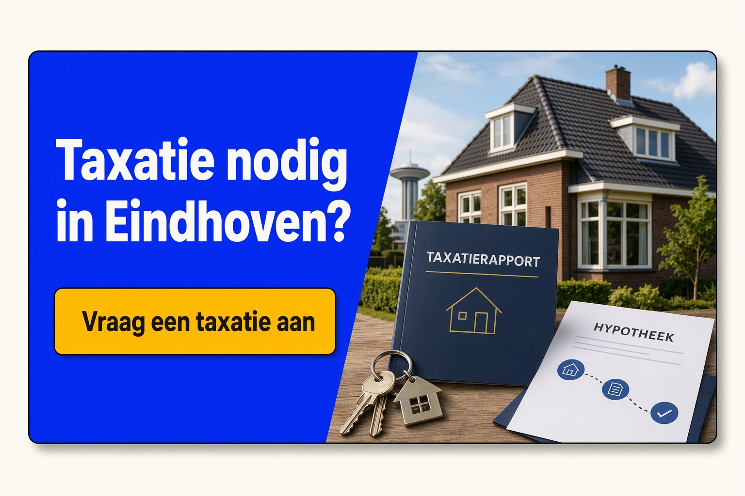 Taxatiedossier met woning en documenten voor NRVT taxateur Eindhoven