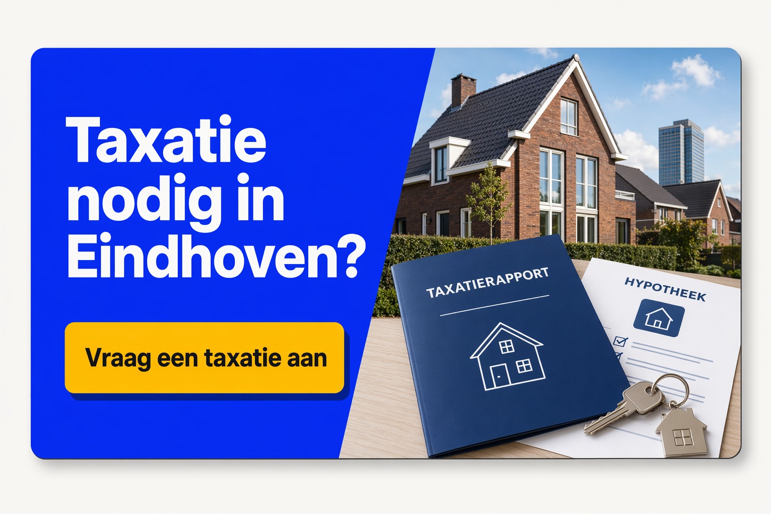 Taxatiedossier met woning en documenten voor een taxatie bij het kopen van een woning in Eindhoven