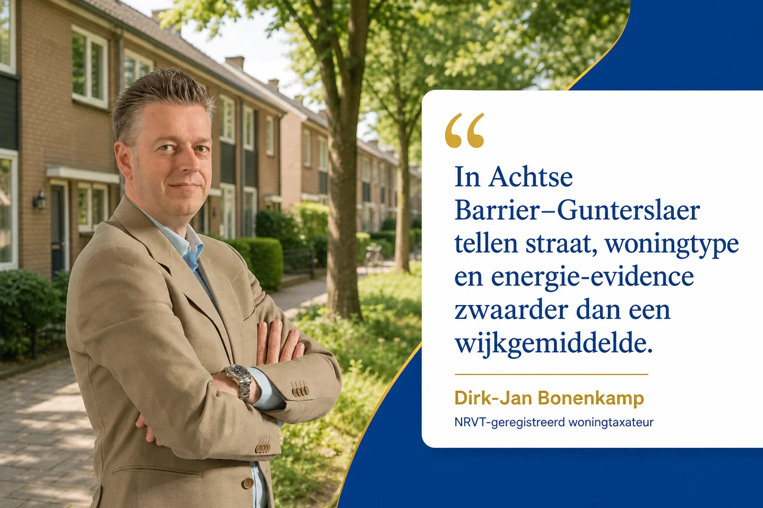 Dirk-Jan Bonenkamp over waarderen in Achtse Barrier–Gunterslaer
