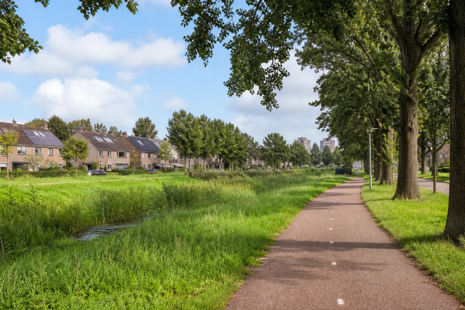 Groene woonomgeving van Achtse Barrier–Gunterslaer in Eindhoven