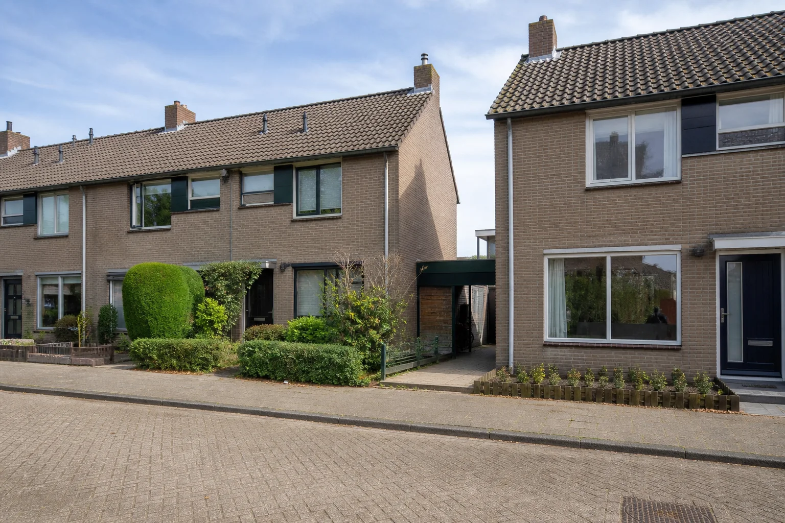 Typische grondgebonden woningen in Achtse Barrier–Gunterslaer