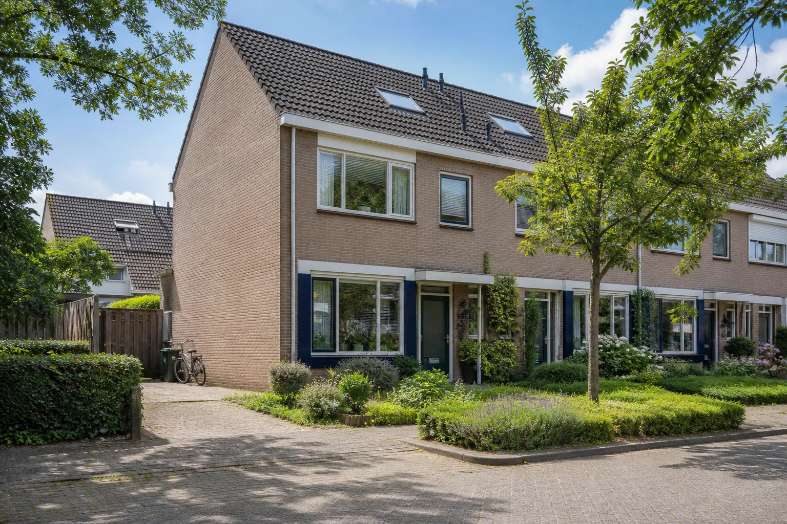 Typische grondgebonden woningen in Blixembosch-Oost