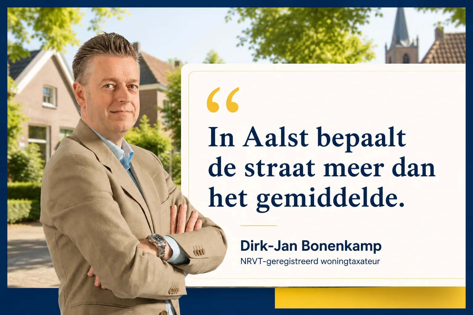 Dirk-Jan Bonenkamp over waarderen in Aalst