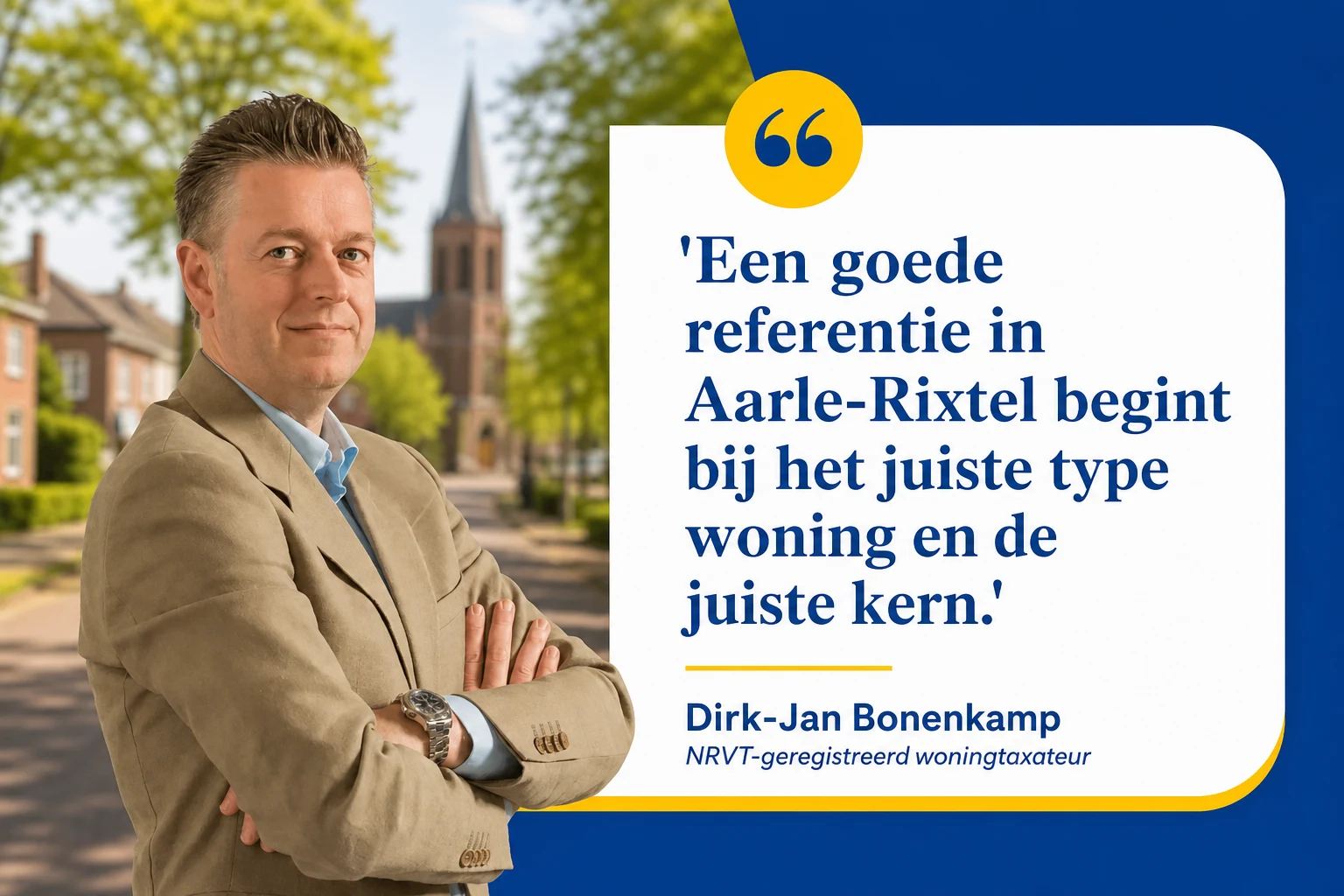 Dirk-Jan Bonenkamp over waarderen in Aarle-Rixtel