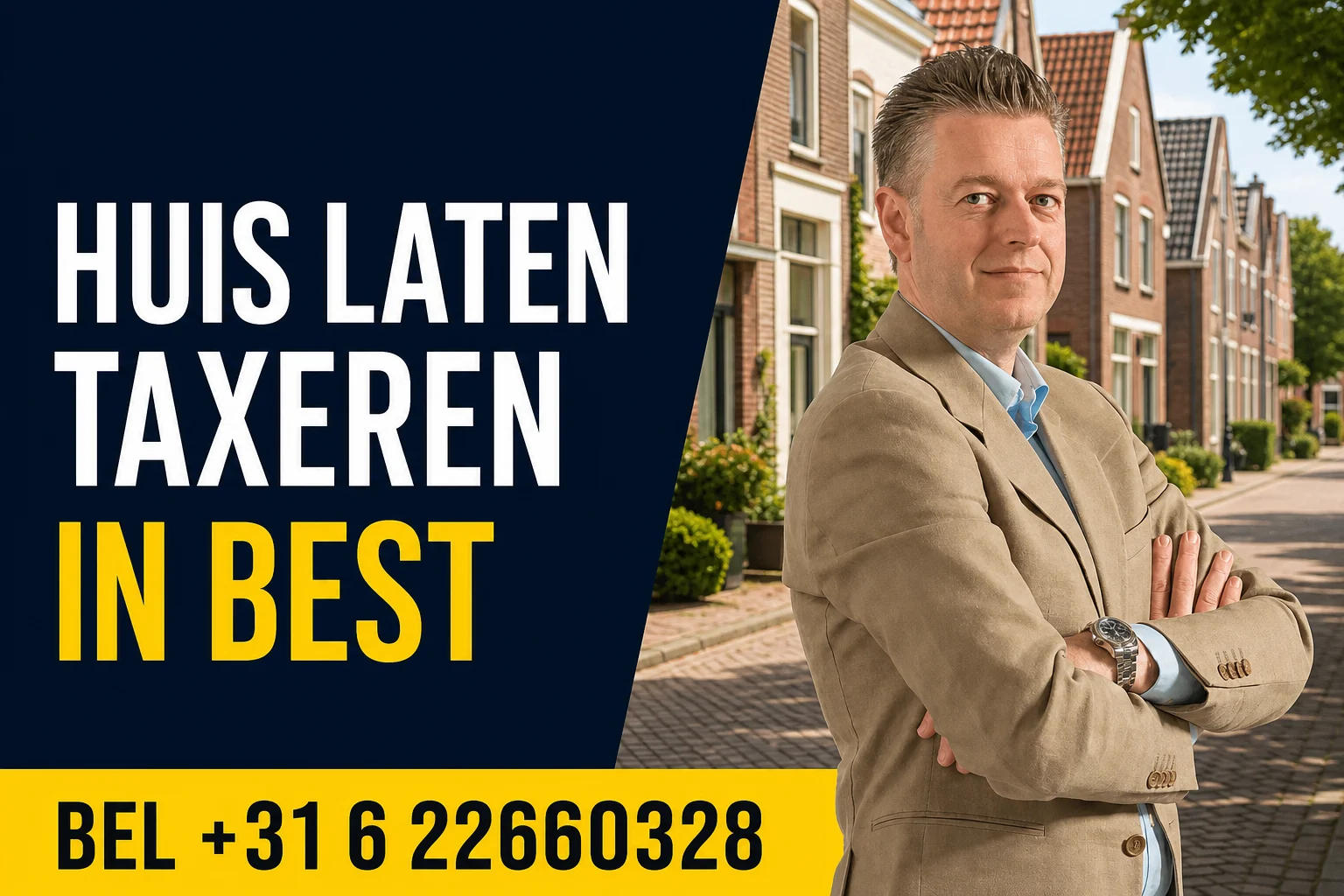Huis laten taxeren in Best met Dirk-Jan Bonenkamp, bel +31 6 22660328