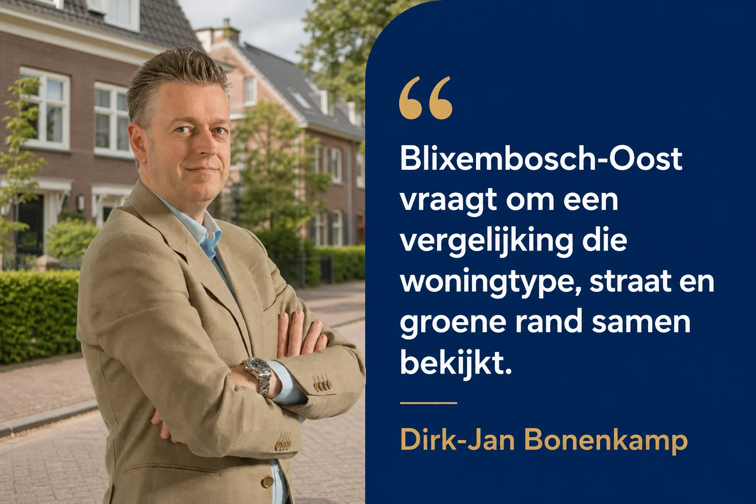 Dirk-Jan Bonenkamp over waarderen in Blixembosch-Oost