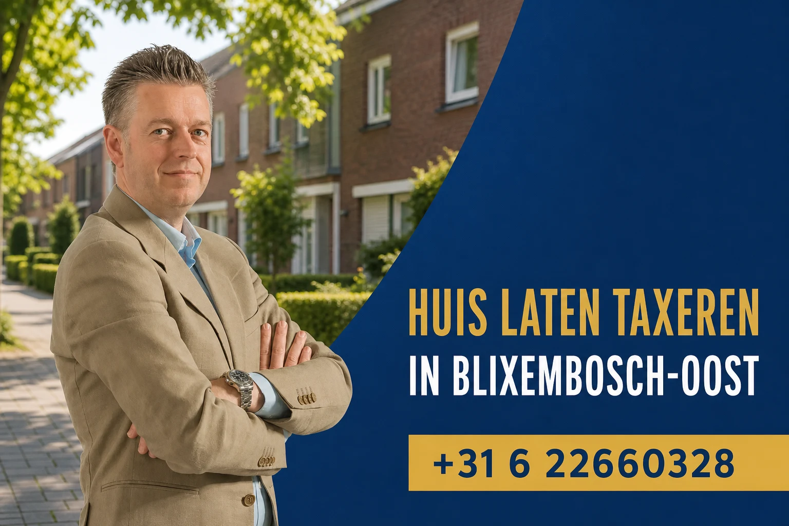 Huis laten taxeren in Blixembosch-Oost met Dirk-Jan Bonenkamp, bel +31 6 22660328