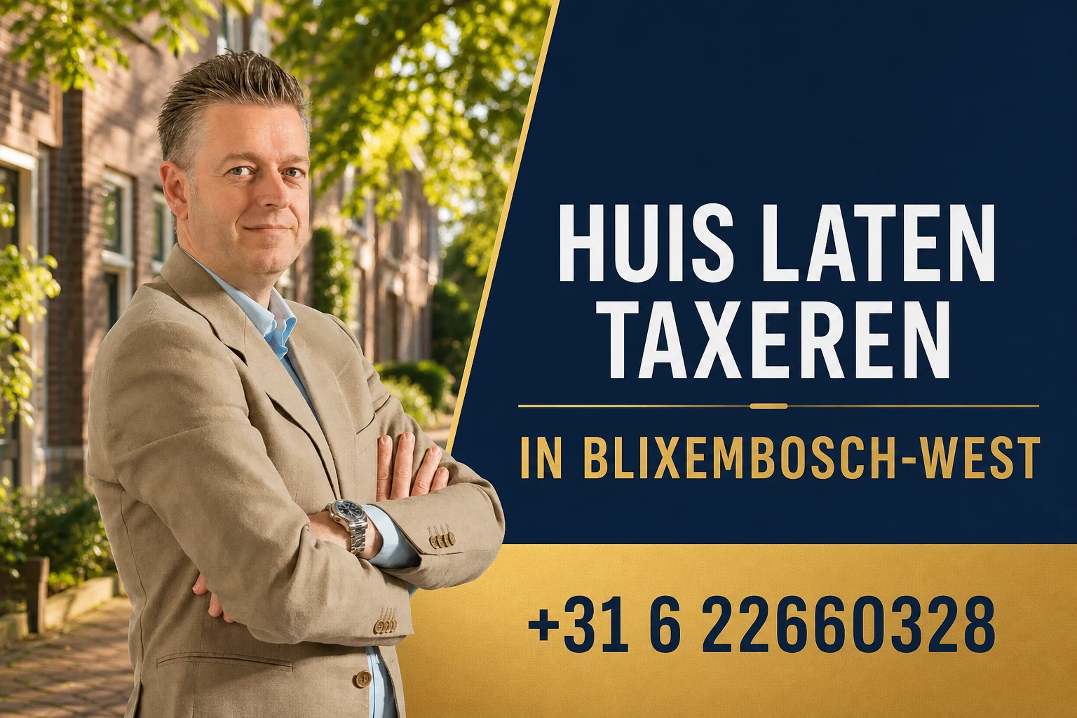 Huis laten taxeren in Blixembosch-West met Dirk-Jan Bonenkamp, bel +31 6 22660328