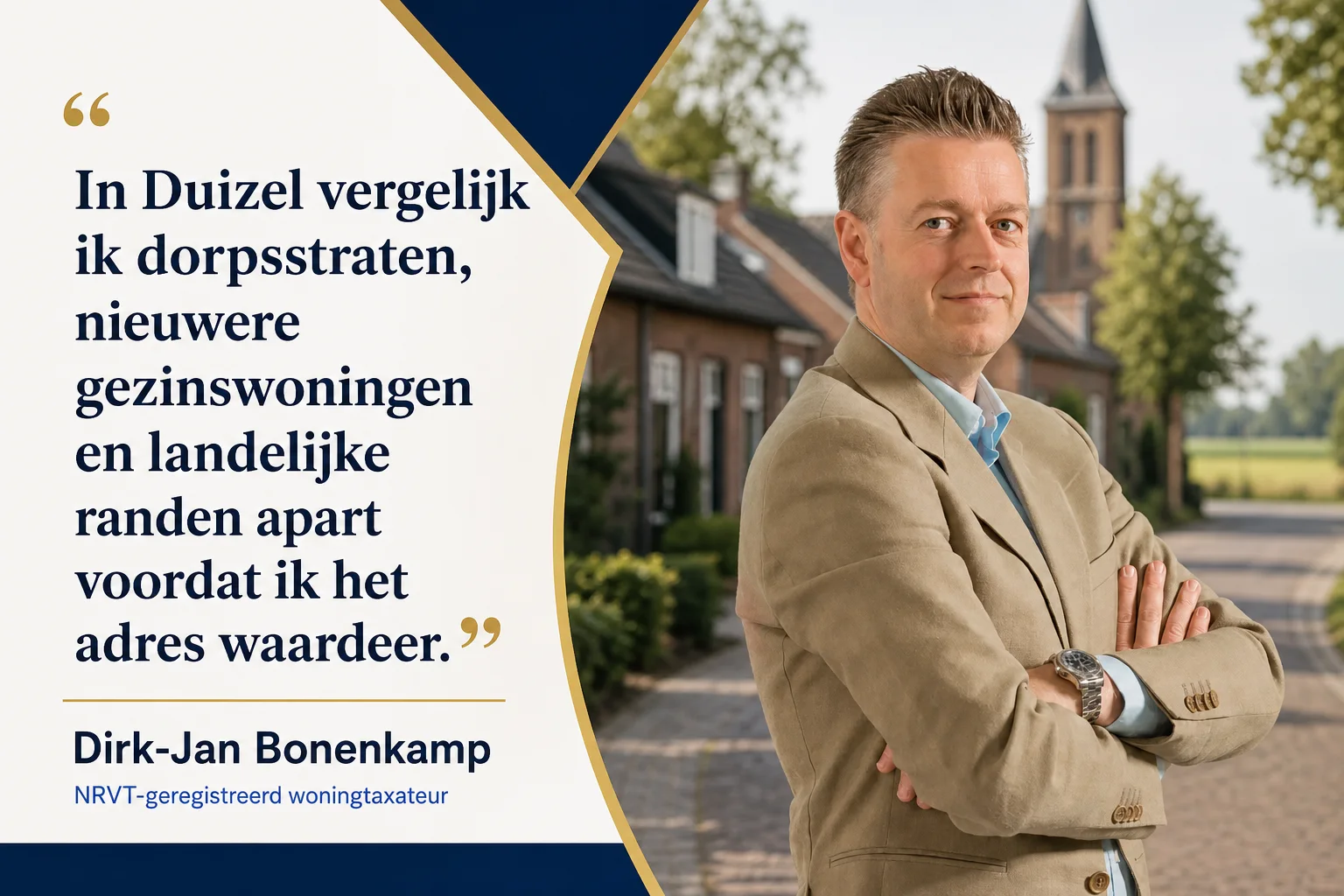 Huis laten taxeren in Duizel | NWWI | €599 all-in | NRVT 7 Dirk-Jan Bonenkamp over adresgerichte waardering in Duizel