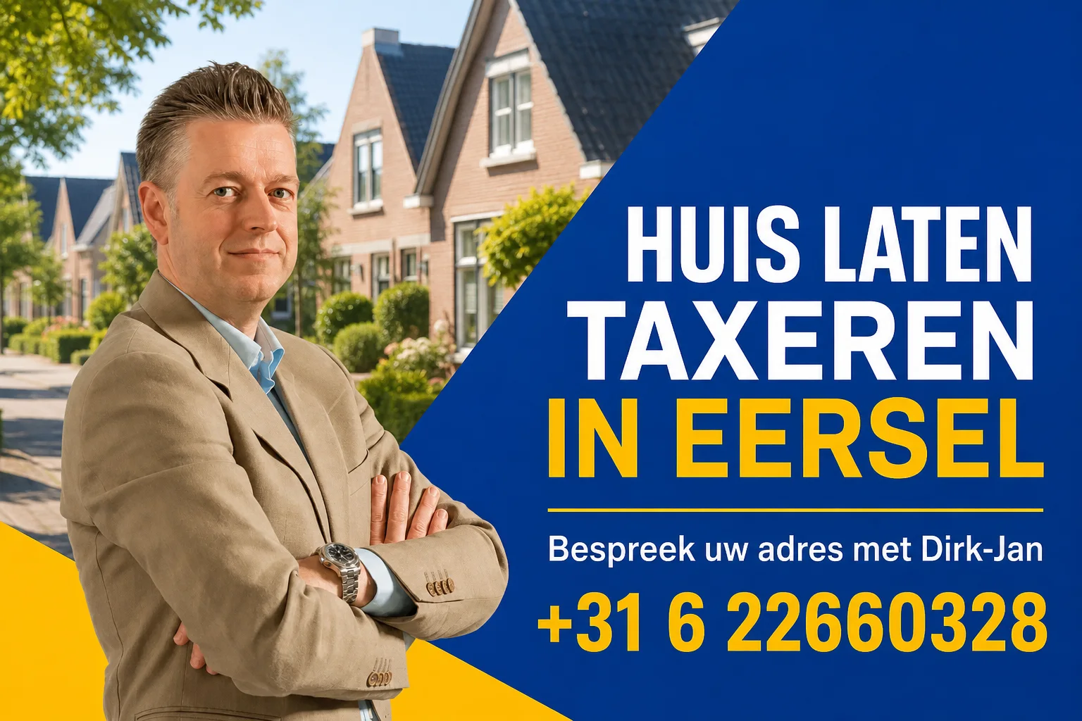 Huis laten taxeren in Eersel | NWWI-taxatie | €599 all-in 2 Huis laten taxeren in Eersel met Dirk-Jan Bonenkamp, bel +31 6 22660328