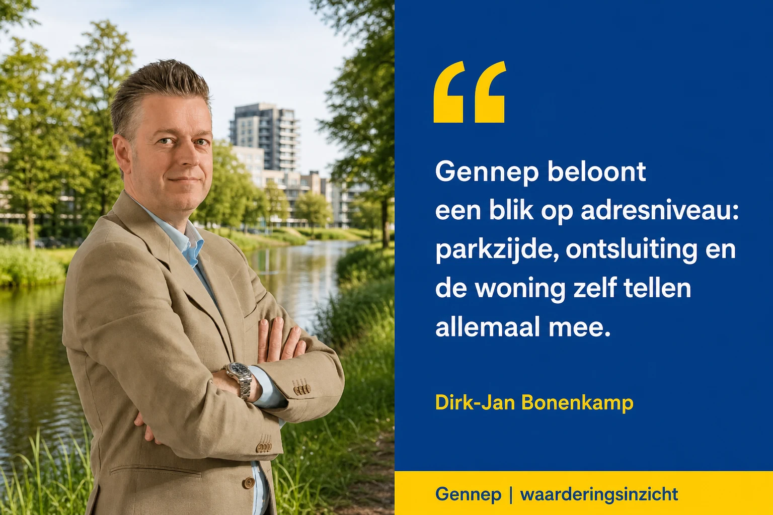 Huis laten taxeren in Gennep | Genneper Parken en adrescheck 6 Dirk-Jan Bonenkamp over waarderen in Gennep