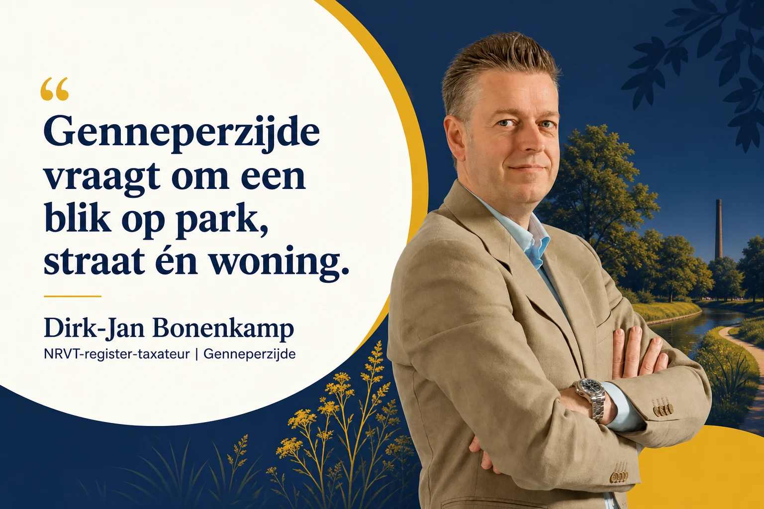Huis laten taxeren in Genneperzijde | Genneper Parken en adrescheck 6 Dirk-Jan Bonenkamp over waarderen in Genneperzijde