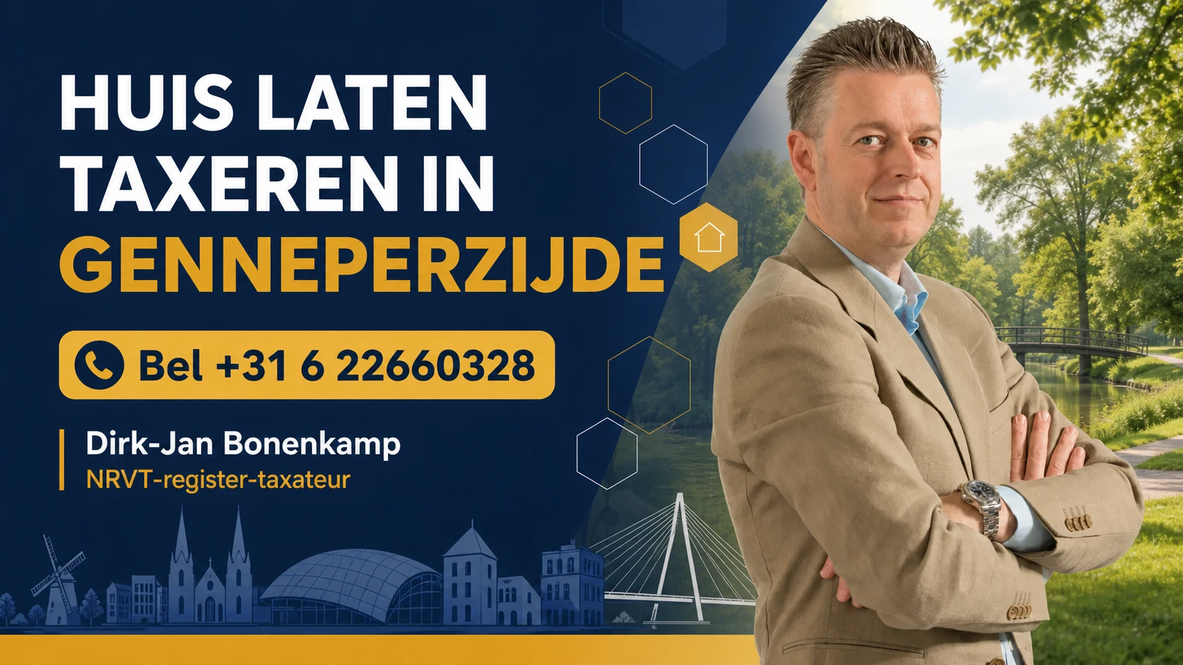 Huis laten taxeren in Genneperzijde | Genneper Parken en adrescheck 2 Huis laten taxeren in Genneperzijde met Dirk-Jan Bonenkamp, bel +31 6 22660328