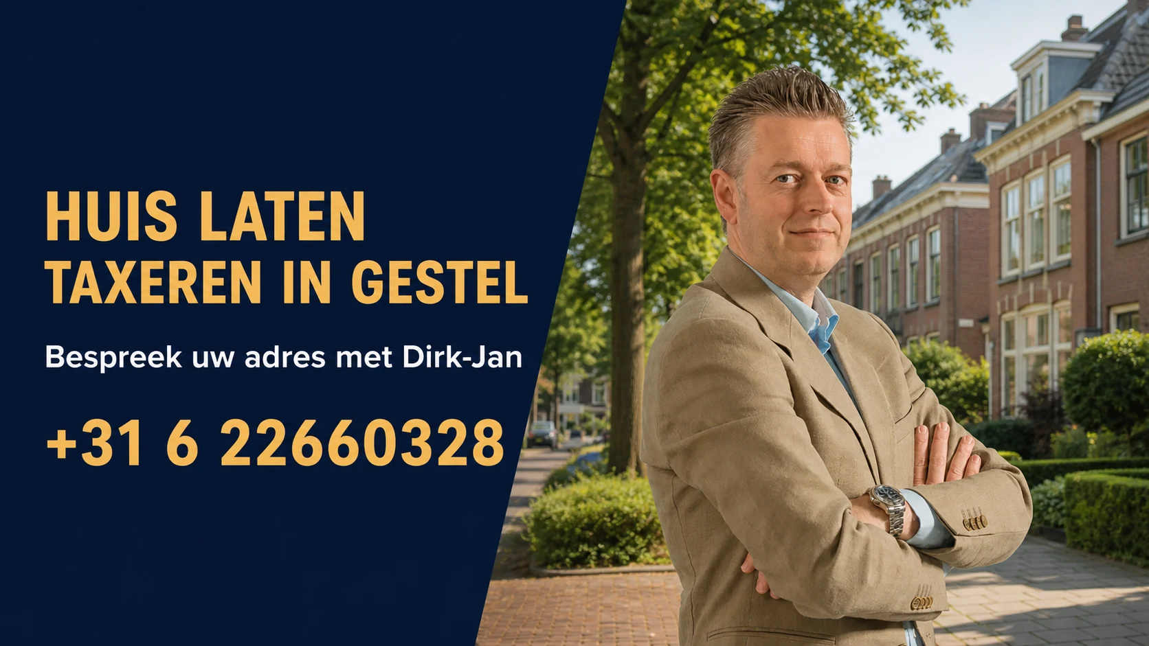 Huis laten taxeren in Gestel met Dirk-Jan Bonenkamp, bel +31 6 22660328
