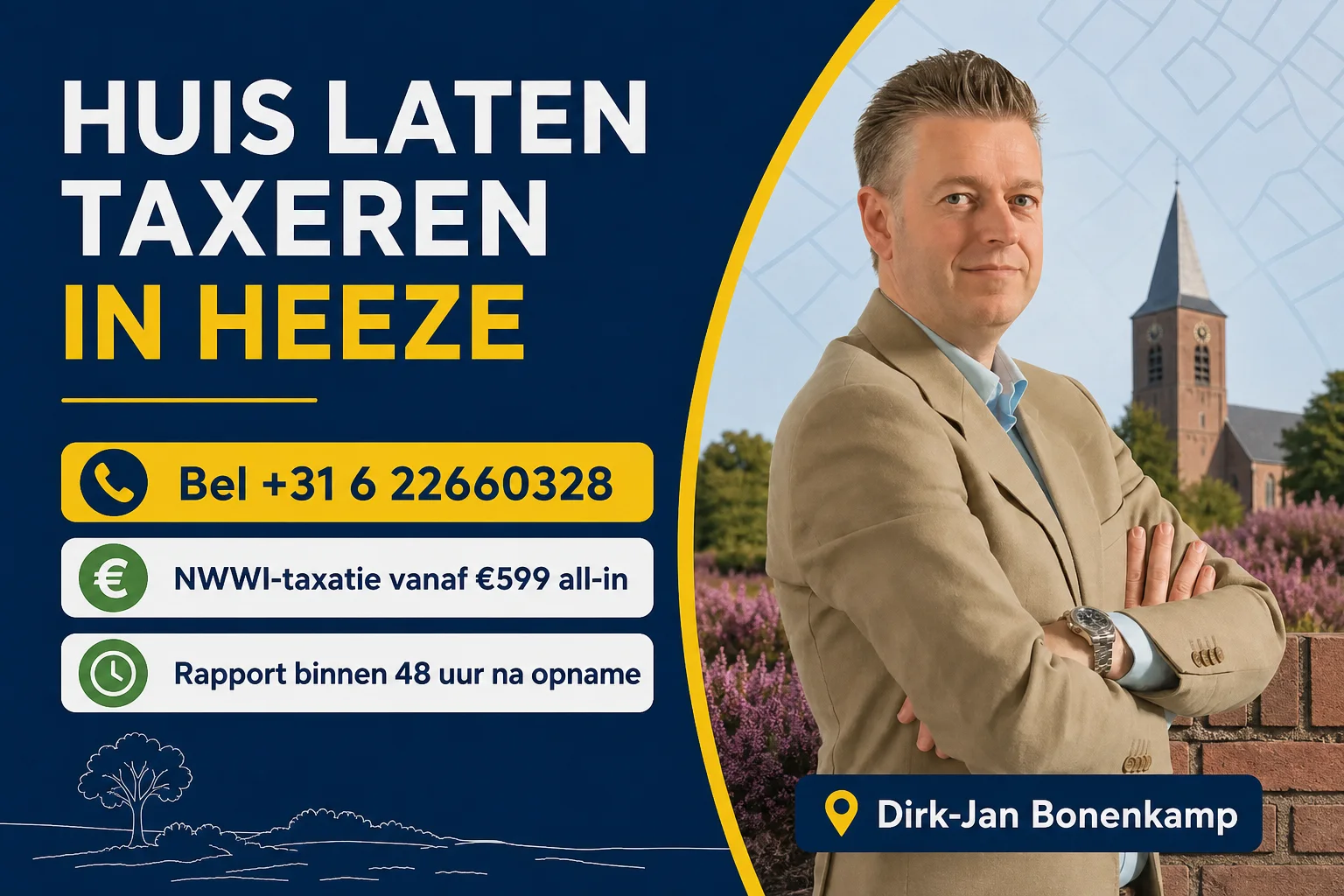 Huis laten taxeren in Heeze, bel +31 6 22660328