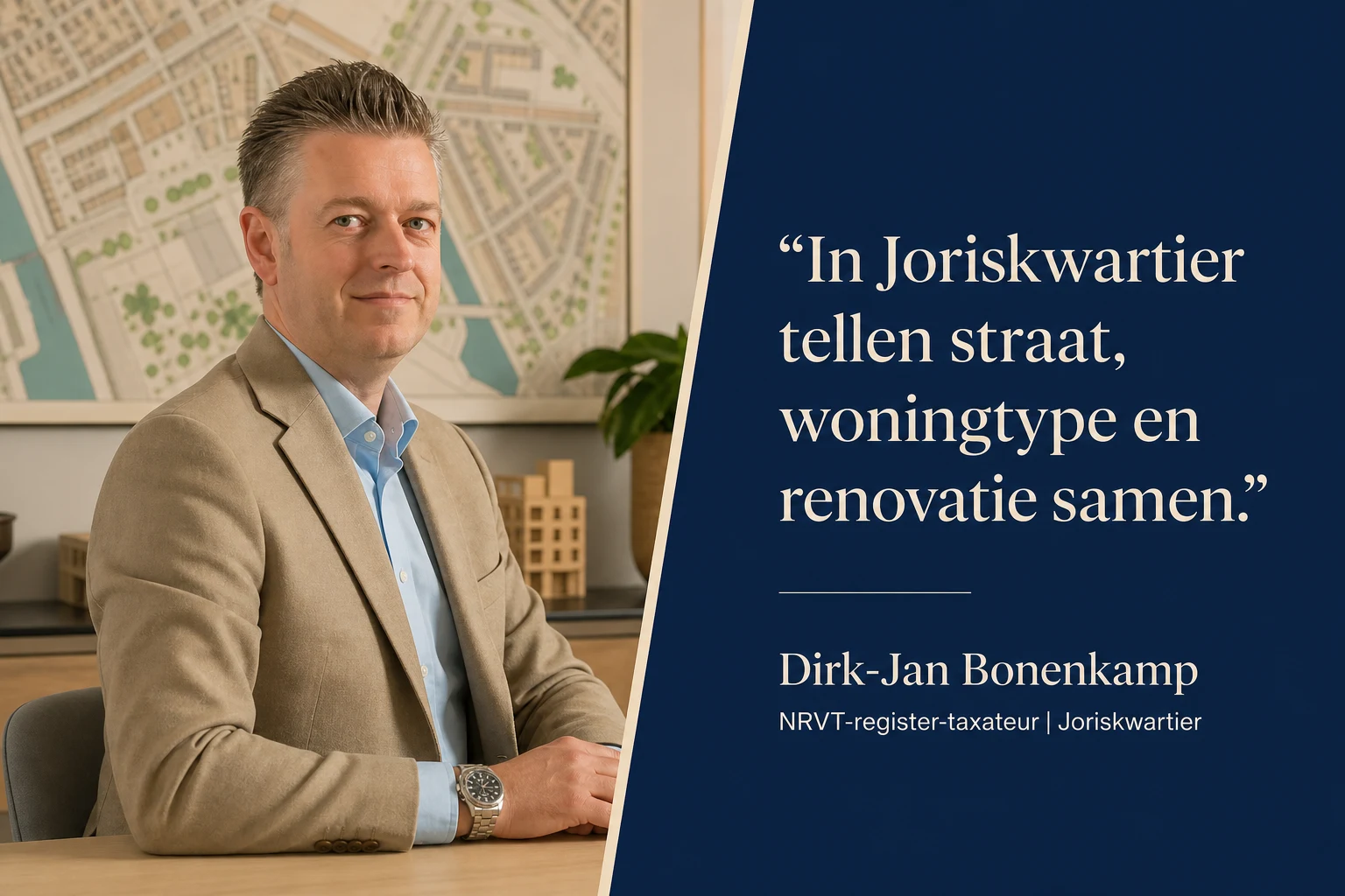 Dirk-Jan Bonenkamp over waarderen in Joriskwartier