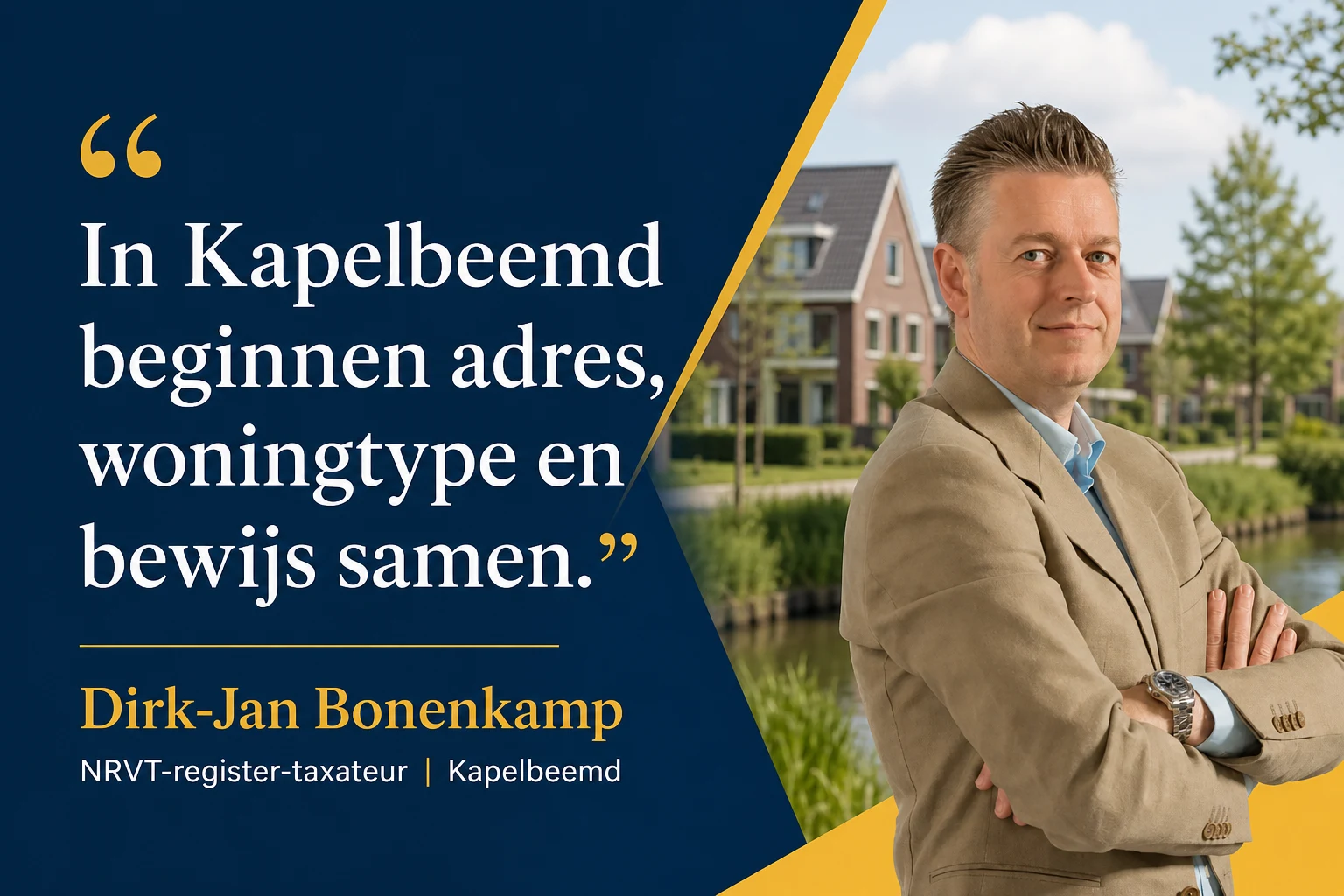 Dirk-Jan Bonenkamp over waarderen in Kapelbeemd