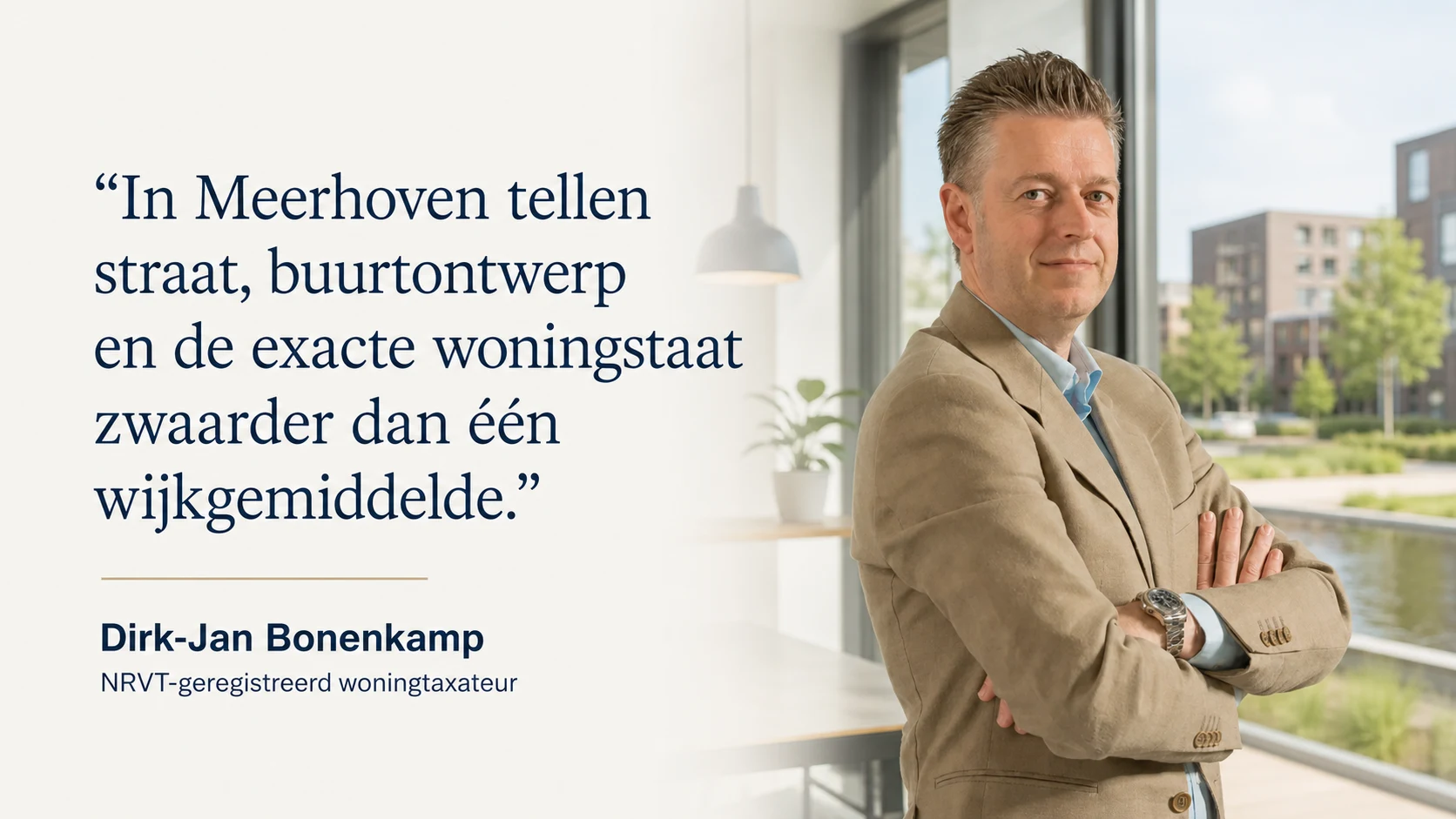 Dirk-Jan Bonenkamp over waarderen in Meerhoven