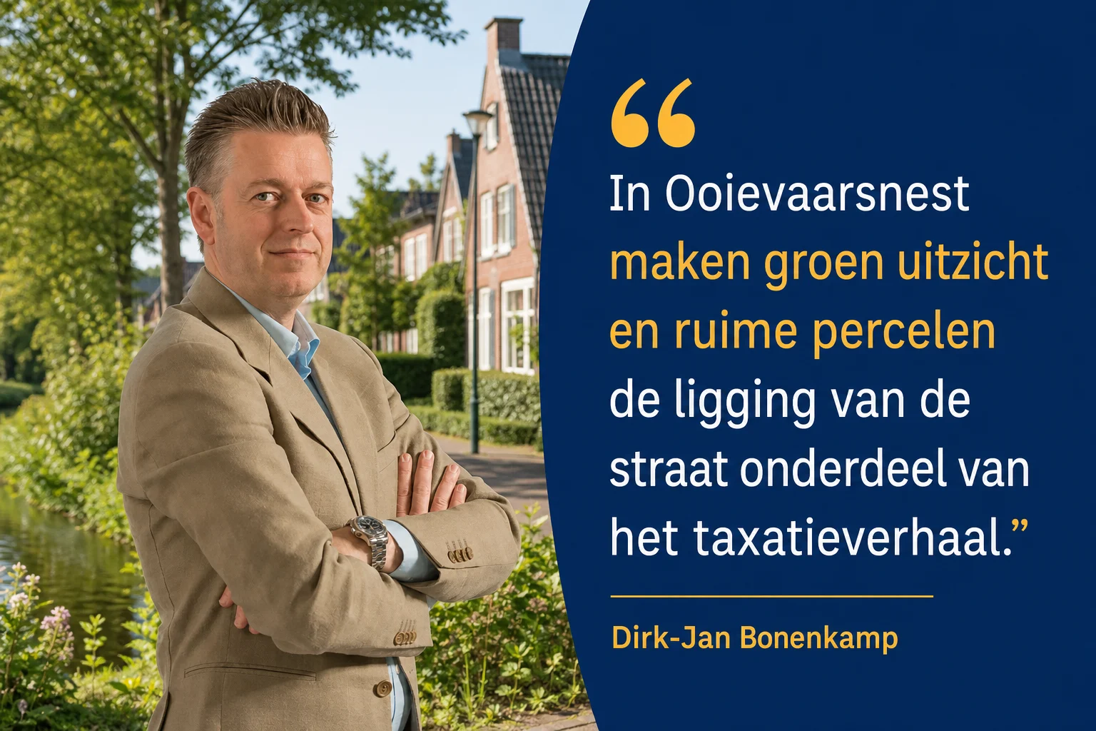 Huis laten taxeren in Ooievaarsnest | NWWI | €599 all-in 6 Dirk-Jan Bonenkamp over straatligging en taxatiewaarde in Ooievaarsnest