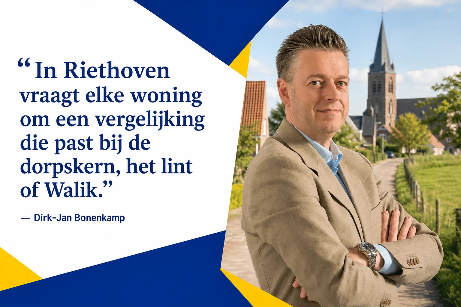 Dirk-Jan Bonenkamp over een passende vergelijkingsgroep voor Riethoven