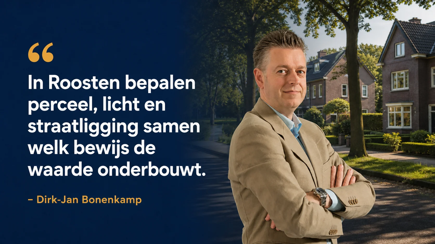 Dirk-Jan Bonenkamp over waarde-onderbouwing in Roosten