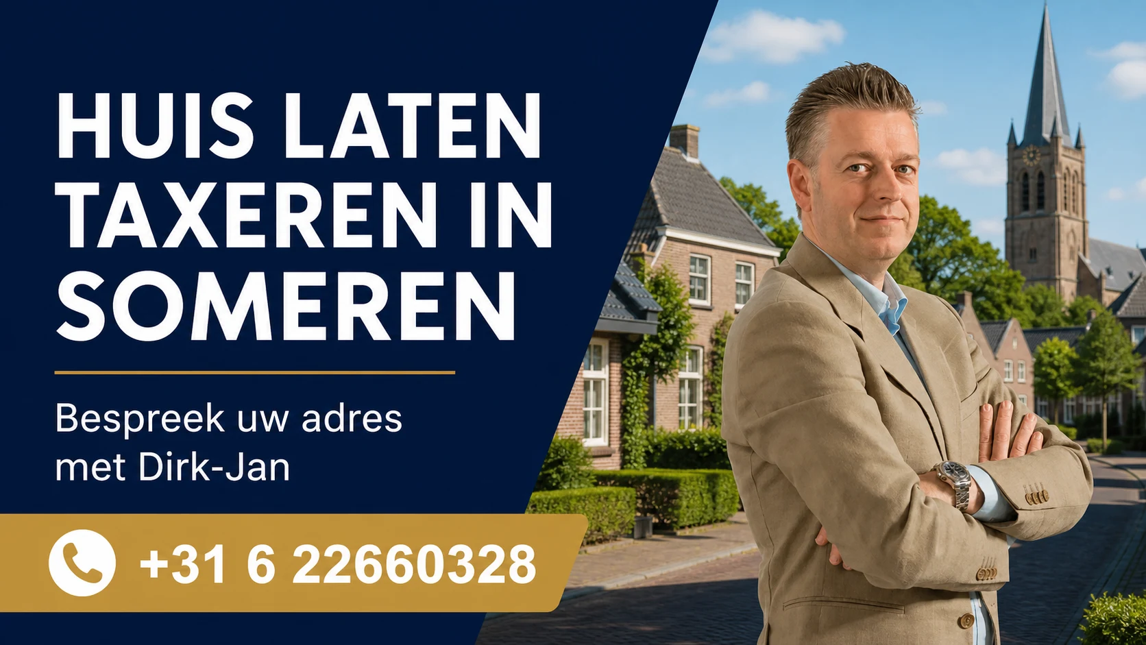 Huis laten taxeren in Someren | NWWI-taxatie | €599 all-in 6 Dirk-Jan Bonenkamp over waarderen in Someren