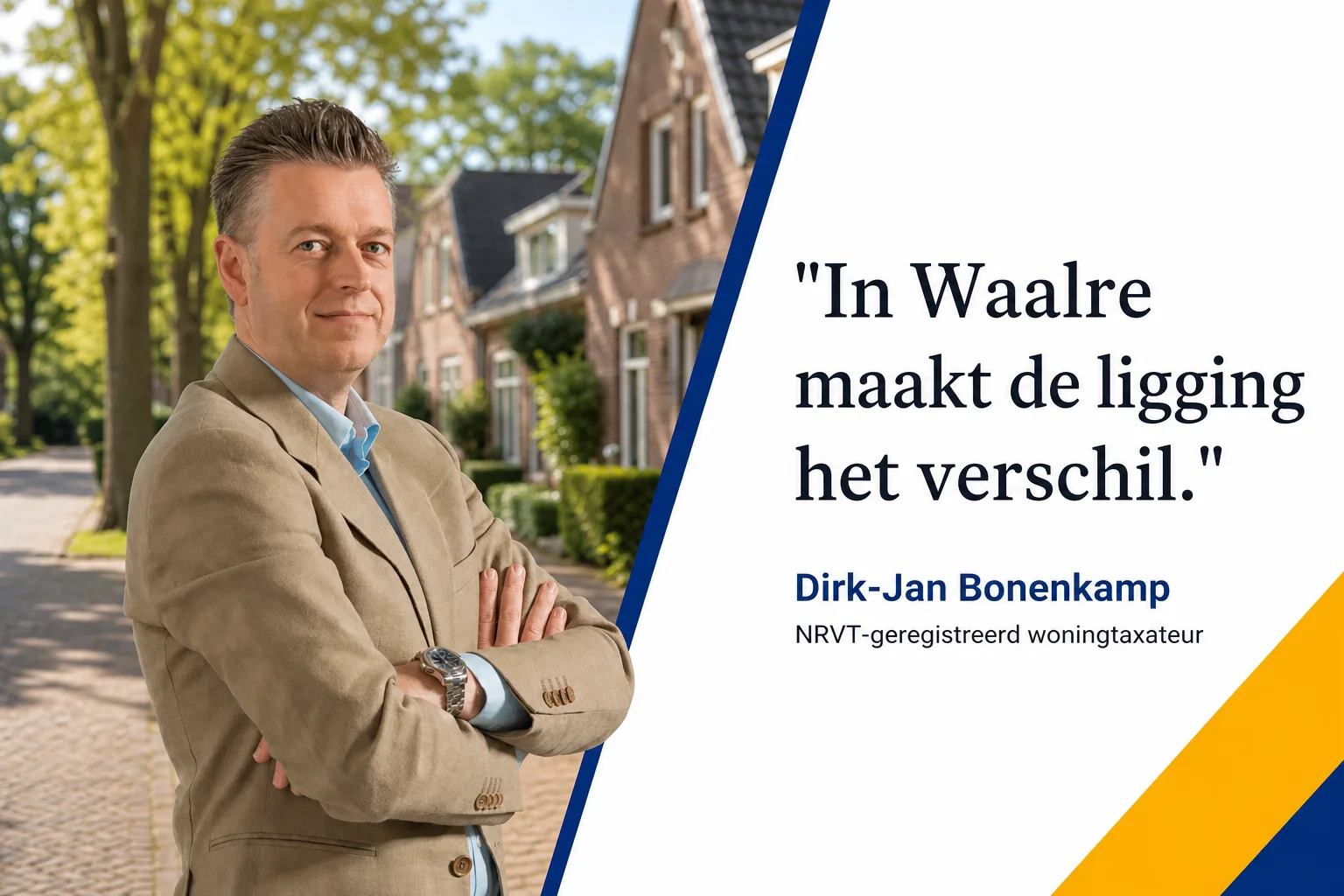 Dirk-Jan Bonenkamp over waarderen in Waalre