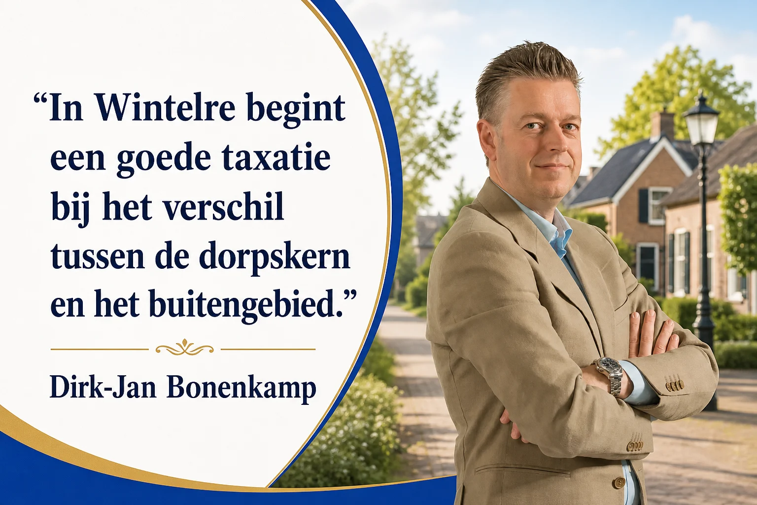 Dirk-Jan Bonenkamp over een adresgerichte taxatie in Wintelre