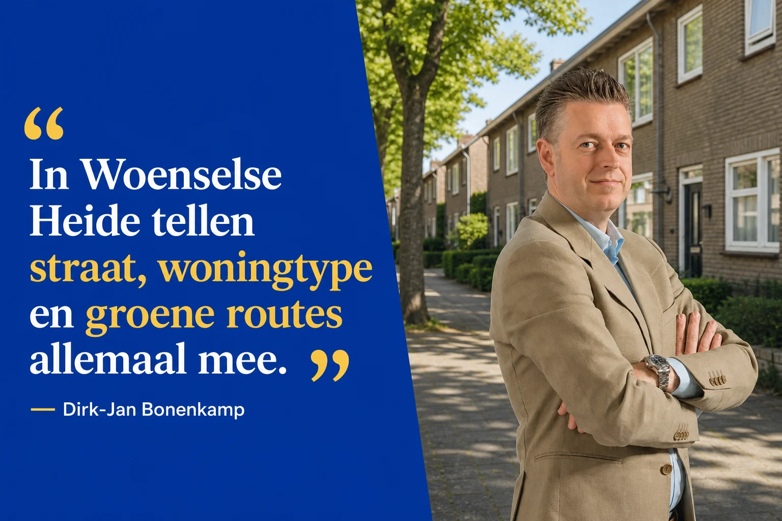 Huis laten taxeren in Woenselse Heide | NWWI-rapport €599 6 Dirk-Jan Bonenkamp over straat woningtype en groene verbindingen in Woenselse Heide