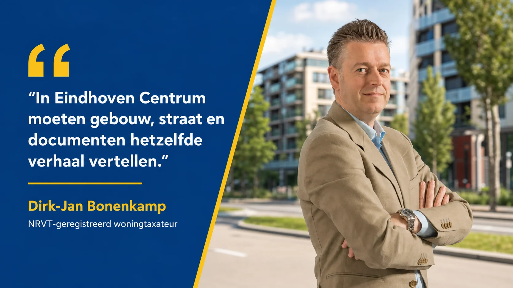 Dirk-Jan Bonenkamp over waarderen in Eindhoven Centrum