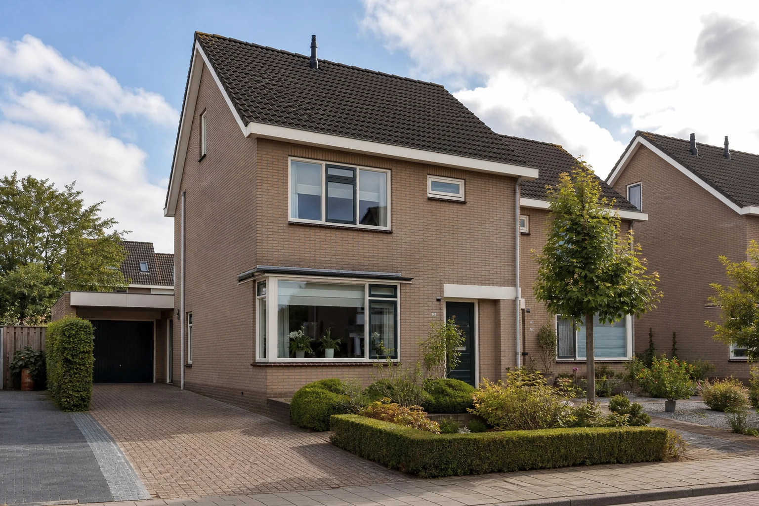 Groene woonomgeving en fietspad bij Kapelbeemd
