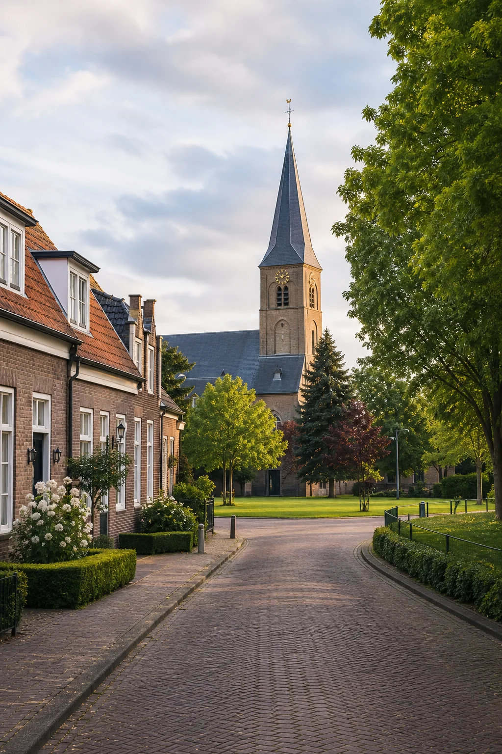 Huis laten taxeren in Kerkdorp Acht | lokale markt en WOZ 1 Sint Antonius Abtkerk en dorpswoningen in Kerkdorp Acht