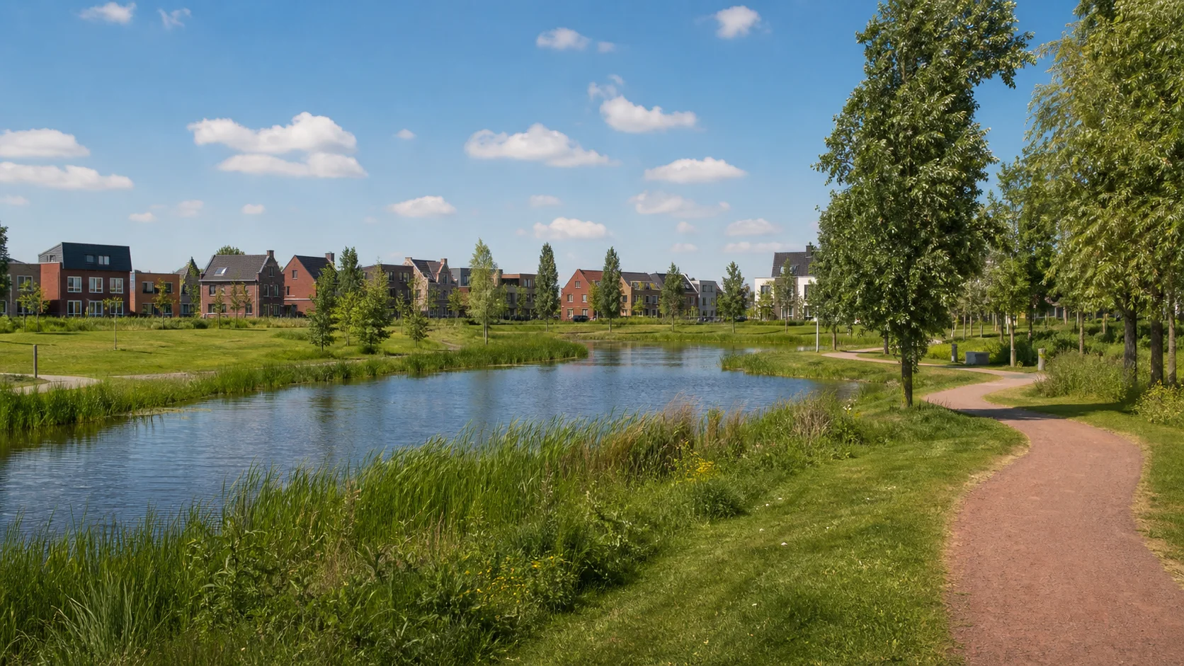 Woningen en groen in Meerhoven