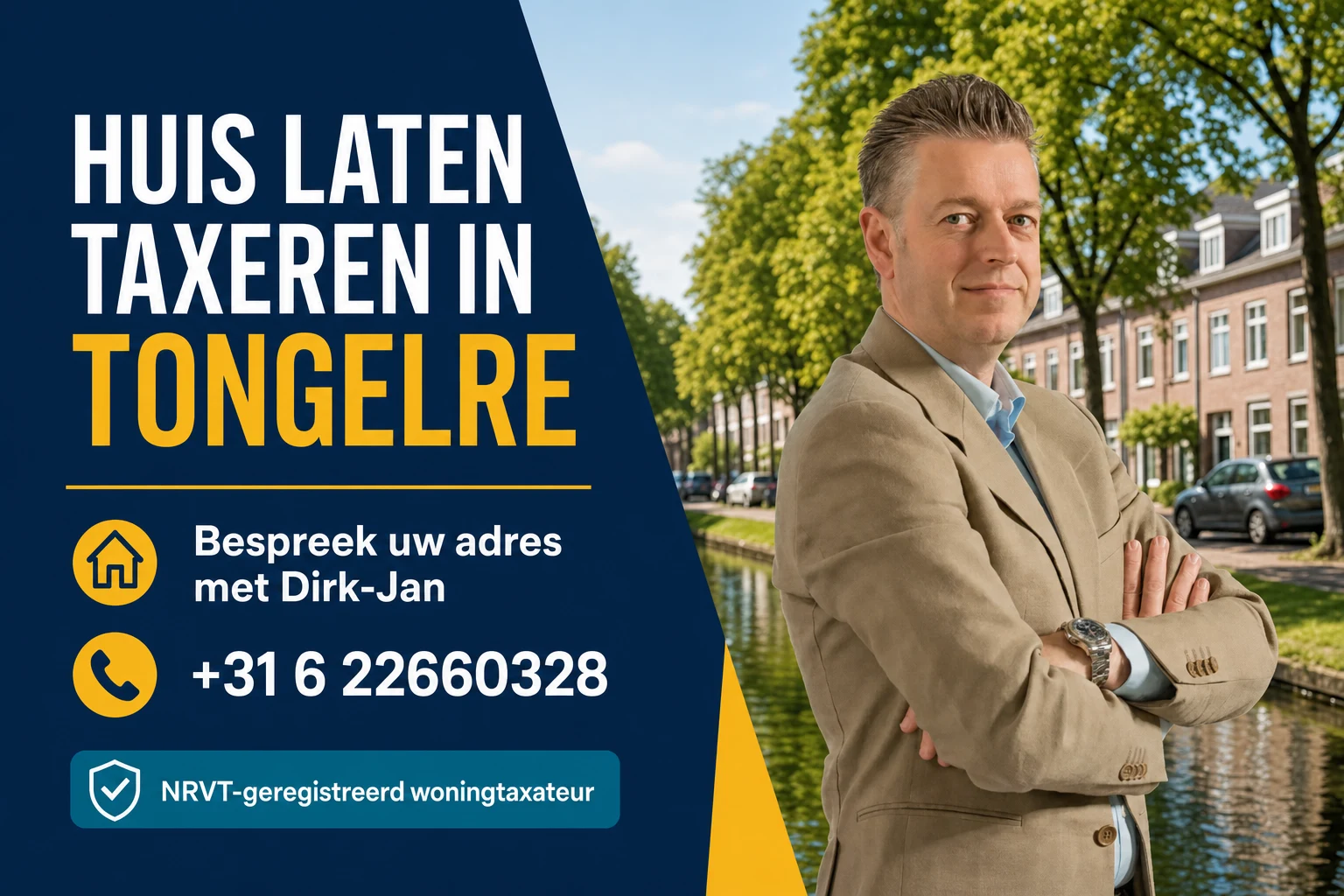 Huis laten taxeren in Tongelre | NWWI | €599 all-in 2 Huis laten taxeren in Tongelre met Dirk-Jan Bonenkamp, bel +31 6 22660328