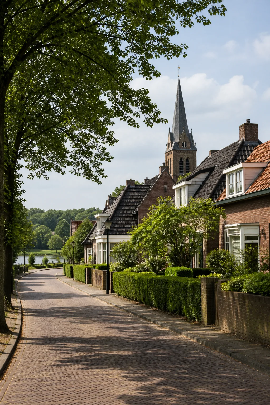 Huis laten taxeren in Valkenswaard | NWWI-taxatie | €599 all-in 1 Dorpsomgeving met woningen en groen in Valkenswaard, Noord-Brabant